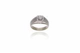 Anello con diamante - 