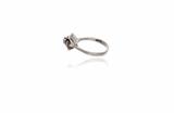 Anello con diamanti e smalto - 