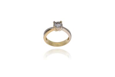 Anello con diamante - 