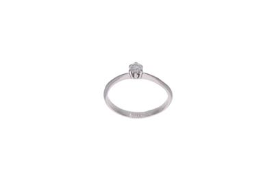 Anello con diamante - 