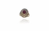 Anello con rubino e diamanti - Asta Preziosi