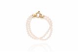 Bracciale con due fili di perle - 