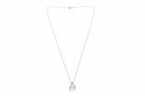 Collana con diamante e perla coltivata - 