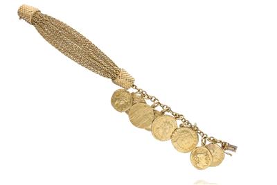 Bracciale con 9 pendenti - Asta Speciale - Oro da investimento Bracciale con 9 pendenti - Asta Speciale - Oro da investimento