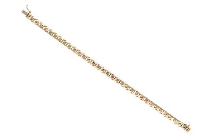 Bracciale con maglie modulari in oro bicolore 750 - Asta Speciale - Oro da investimento Bracciale con maglie modulari in oro bicolore 750 - Asta Speciale - Oro da investimento