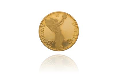 Medaglia F.C. Juventus Campione d'Italia - Asta Speciale - Oro da investimento Medaglia F.C. Juventus Campione d'Italia - Asta Speciale - Oro da investimento
