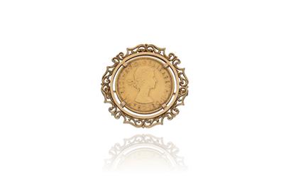Spilla con sterlina - Asta Speciale - Oro da investimento Spilla con sterlina - Asta Speciale - Oro da investimento