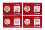 4 Monete da 20 Euro, Repubblica Italiana, serie ''Flora nell'arte'', in oro 900 - Asta Speciale - Oro da investimento 4 Monete da 20 Euro, Repubblica Italiana, serie ''Flora nell'arte'', in oro 900 - Asta Speciale - Oro da investimento