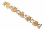 Bracciale con cinque sterline inglesi - Asta Speciale - Oro da investimento Bracciale con cinque sterline inglesi - Asta Speciale - Oro da investimento
