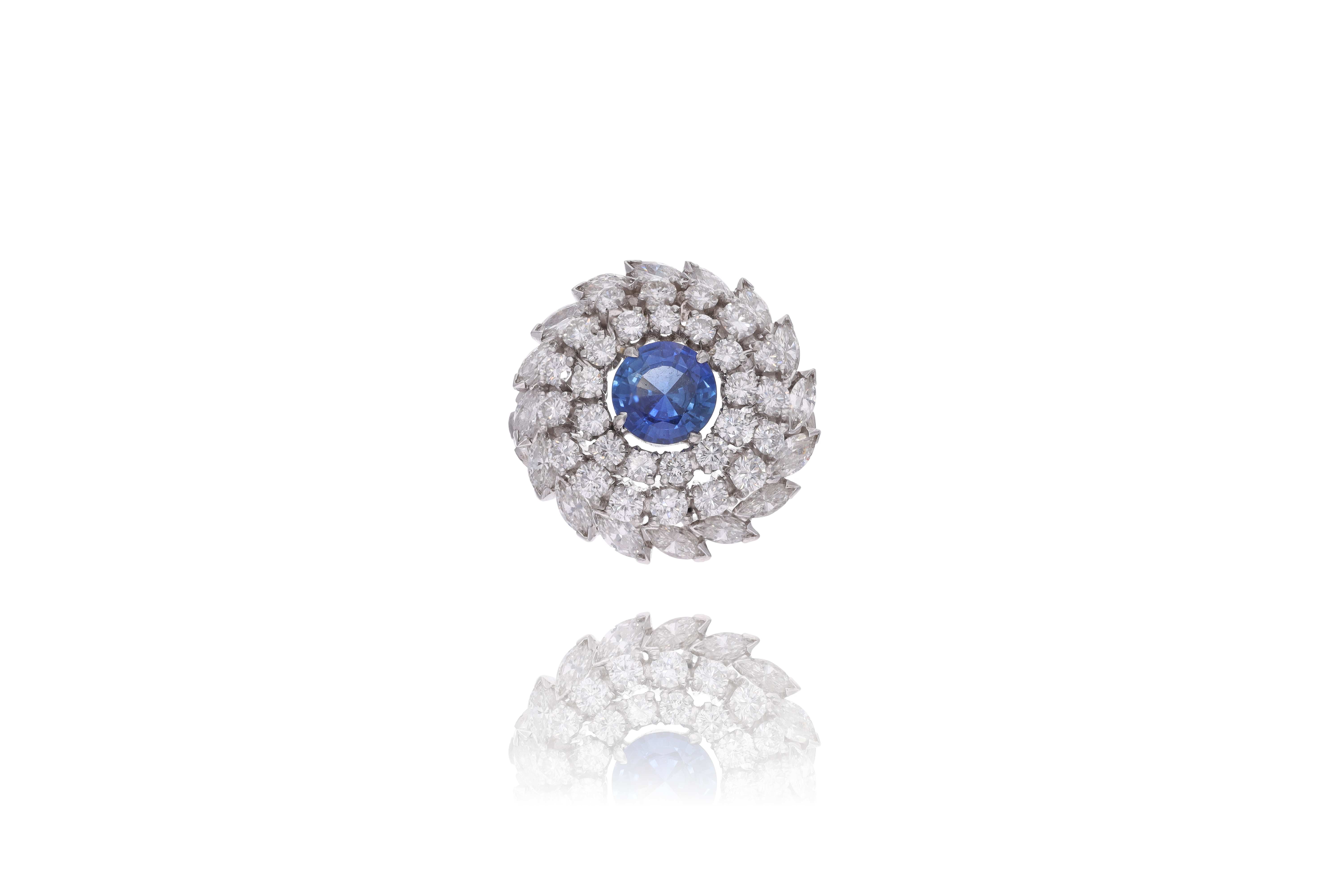Anello con zaffiro e diamanti - Speciale di Natale