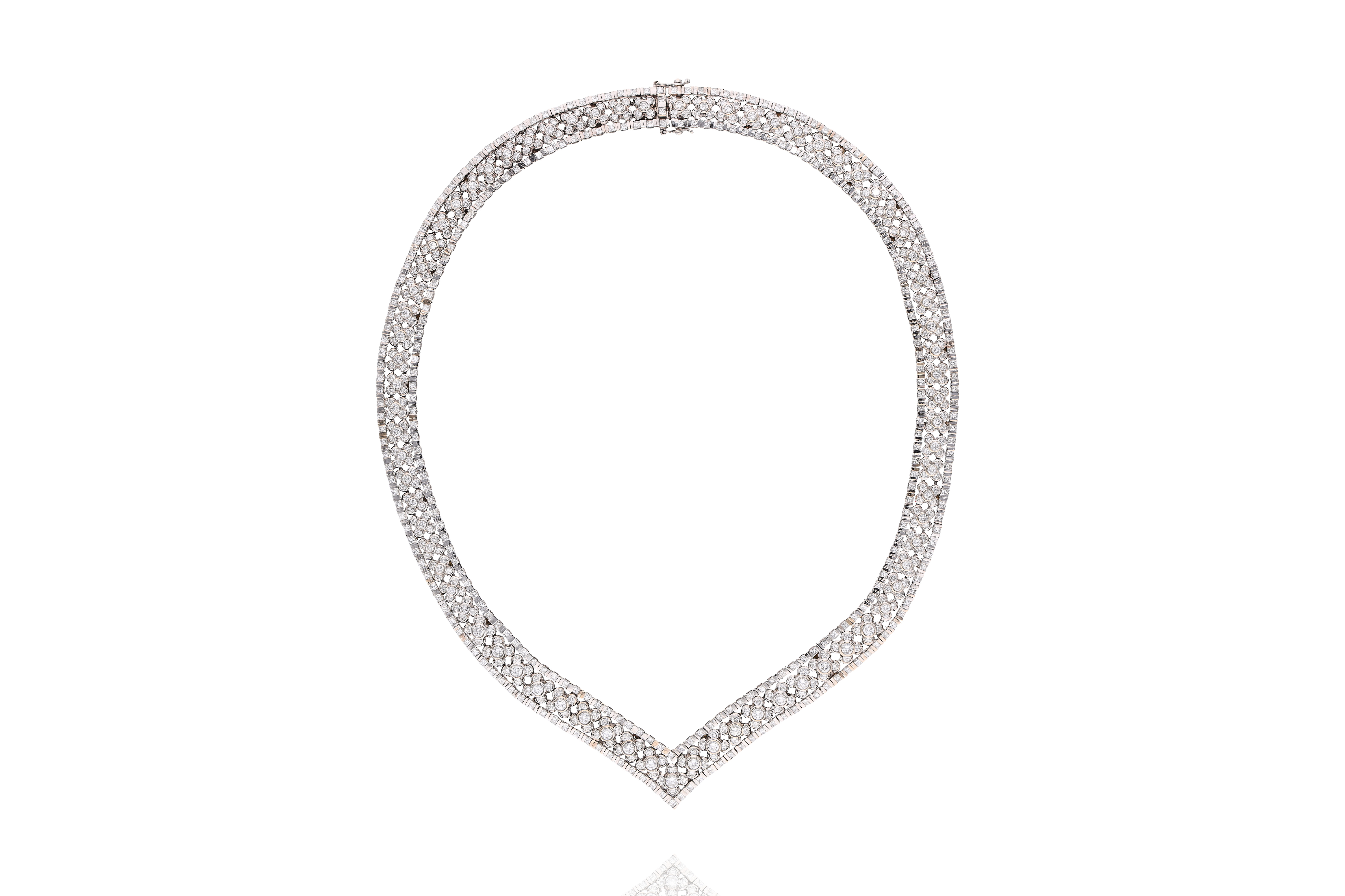 Collana semirigida con diamanti - Speciale di Natale