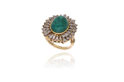 Anello con smeraldo e diamanti - Speciale di Natale Anello con smeraldo e diamanti - Speciale di Natale