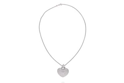 Collana con ciondolo a cuore con diamanti - Speciale di Natale