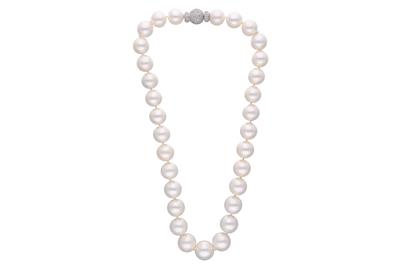 Collana perle Mari del Sud e diamanti - Speciale di Natale Collana perle Mari del Sud e diamanti - Speciale di Natale