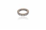 Anello con diamanti, in oro bianco 750 - Speciale di Natale Anello con diamanti, in oro bianco 750 - Speciale di Natale