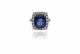 Anello con zaffiro e diamanti - Speciale di Natale Anello con zaffiro e diamanti - Speciale di Natale