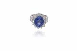 Anello con zaffiro e diamanti - Speciale di Natale