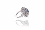 Anello con zaffiro e diamanti - Speciale di Natale Anello con zaffiro e diamanti - Speciale di Natale