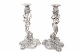 Silva Giuseppe, coppia di candelieri in argento - Speciale di Natale Silva Giuseppe, coppia di candelieri in argento - Speciale di Natale