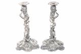 Silva Giuseppe, coppia di candelieri in argento - Speciale di Natale Silva Giuseppe, coppia di candelieri in argento - Speciale di Natale