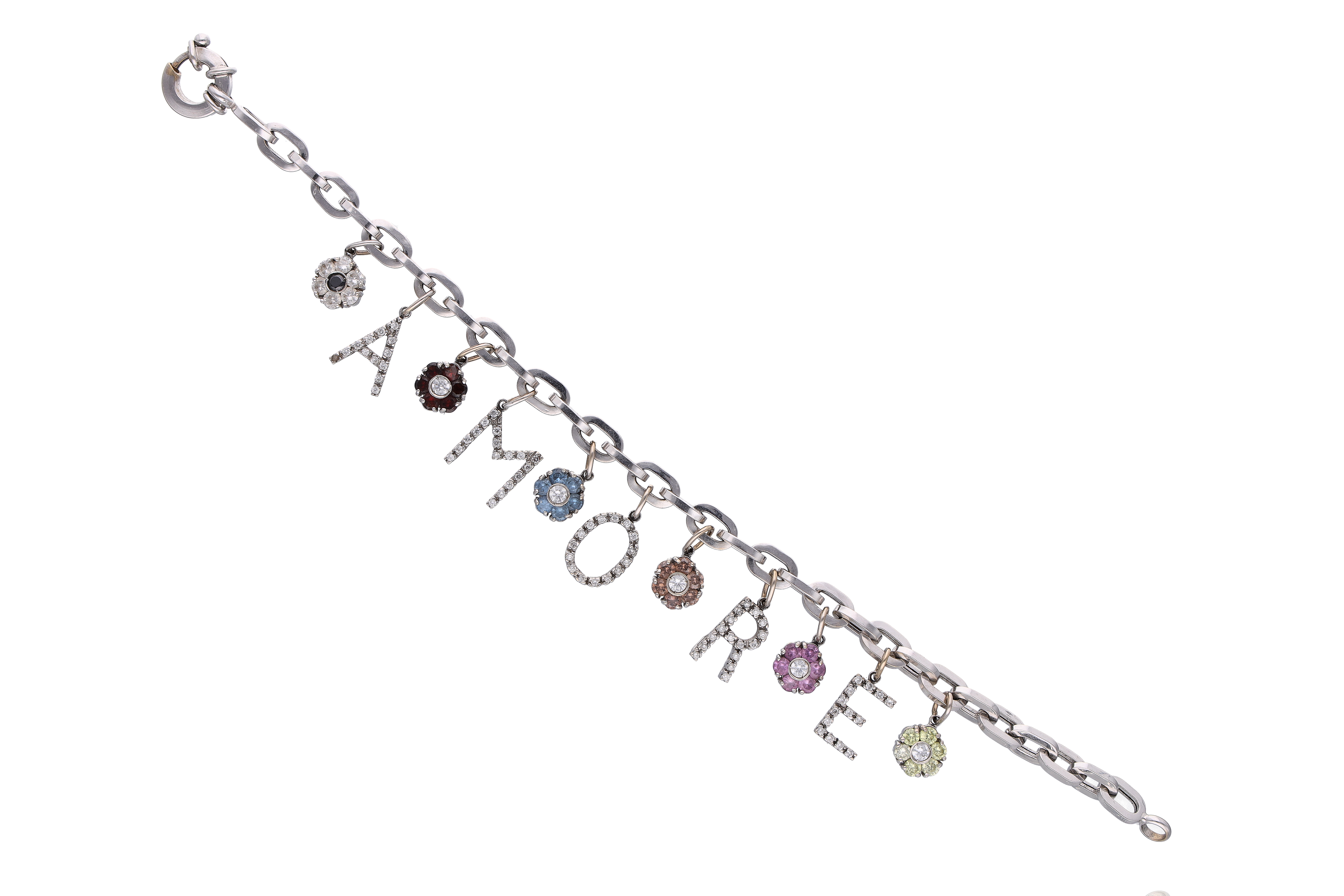Bracciale con pendenti e pietre - Asta di San Valentino