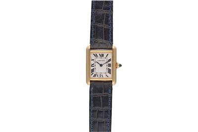 Cartier Tank, orologio in oro - Asta di San Valentino Cartier Tank, orologio in oro - Asta di San Valentino