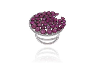 Giovanni Ferraris, anello con diamanti e pietre - Asta Grandi Firme Giovanni Ferraris, anello con diamanti e pietre - Asta Grandi Firme
