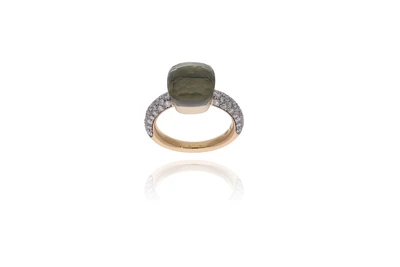 Pomellato, anello con quarzo e diamanti - Asta Grandi Firme Pomellato, anello con quarzo e diamanti - Asta Grandi Firme