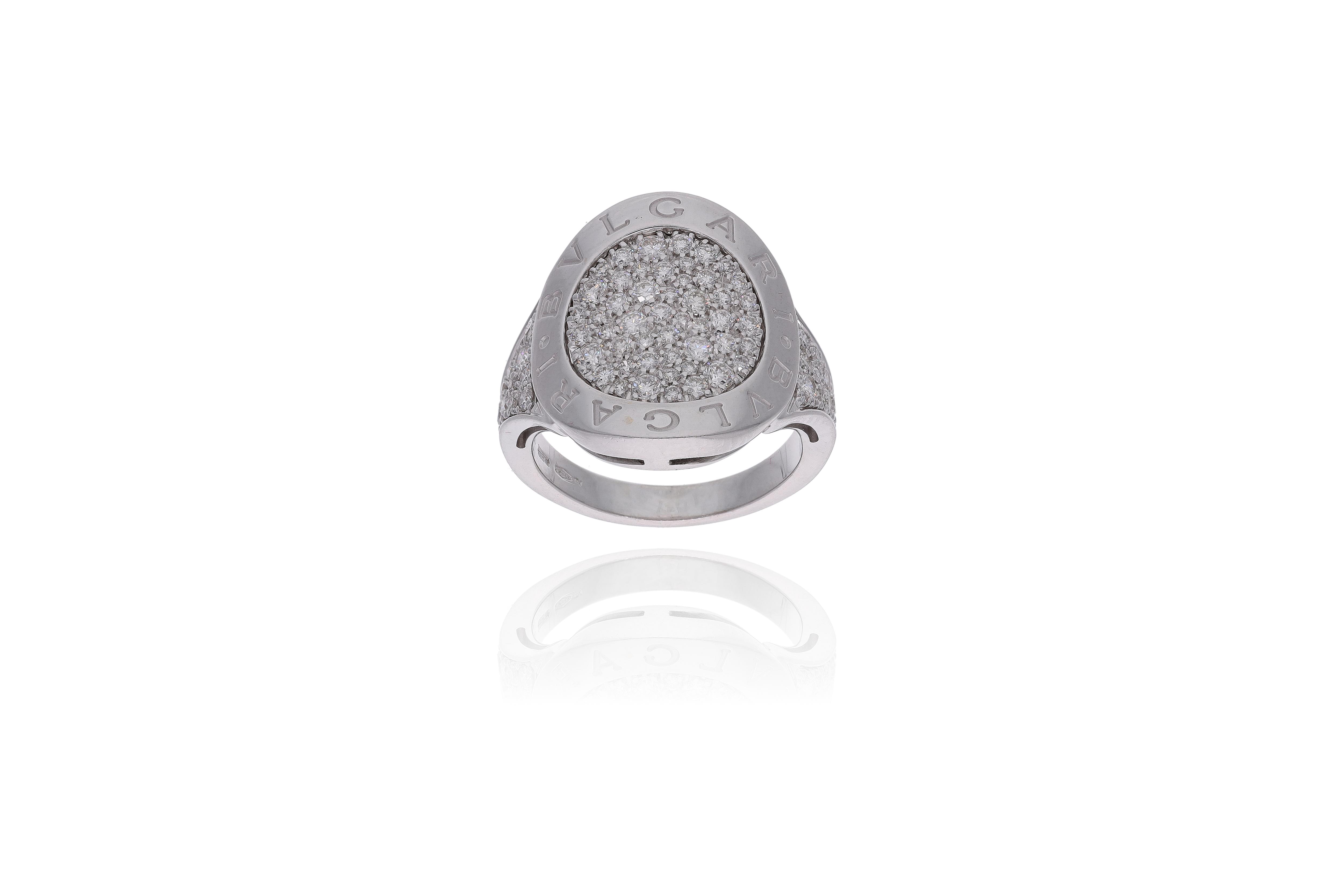 Bulgari Bulgari, anello con diamanti - Asta Grandi Firme