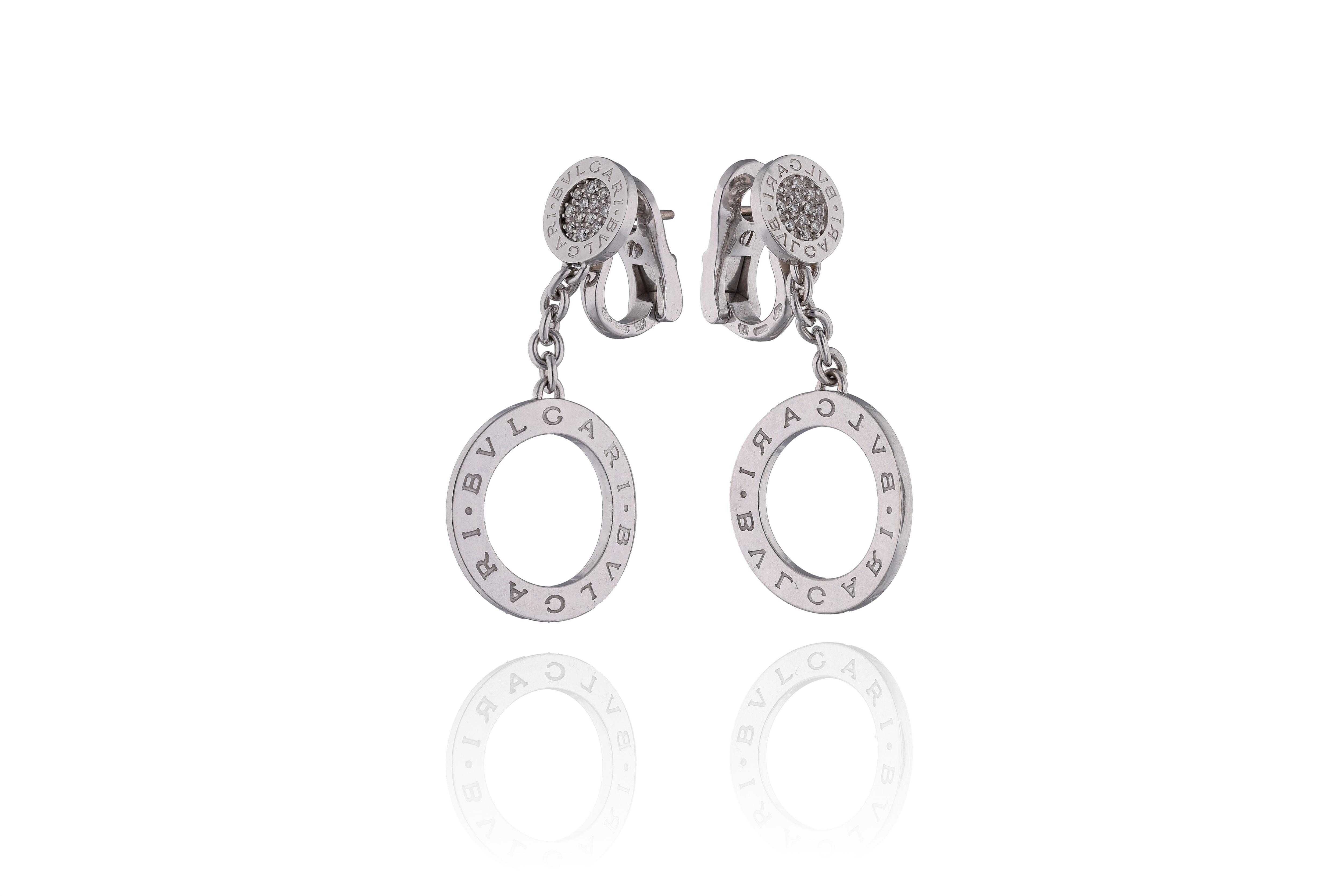Bulgari Bulgari, orecchini con diamanti - Asta Grandi Firme