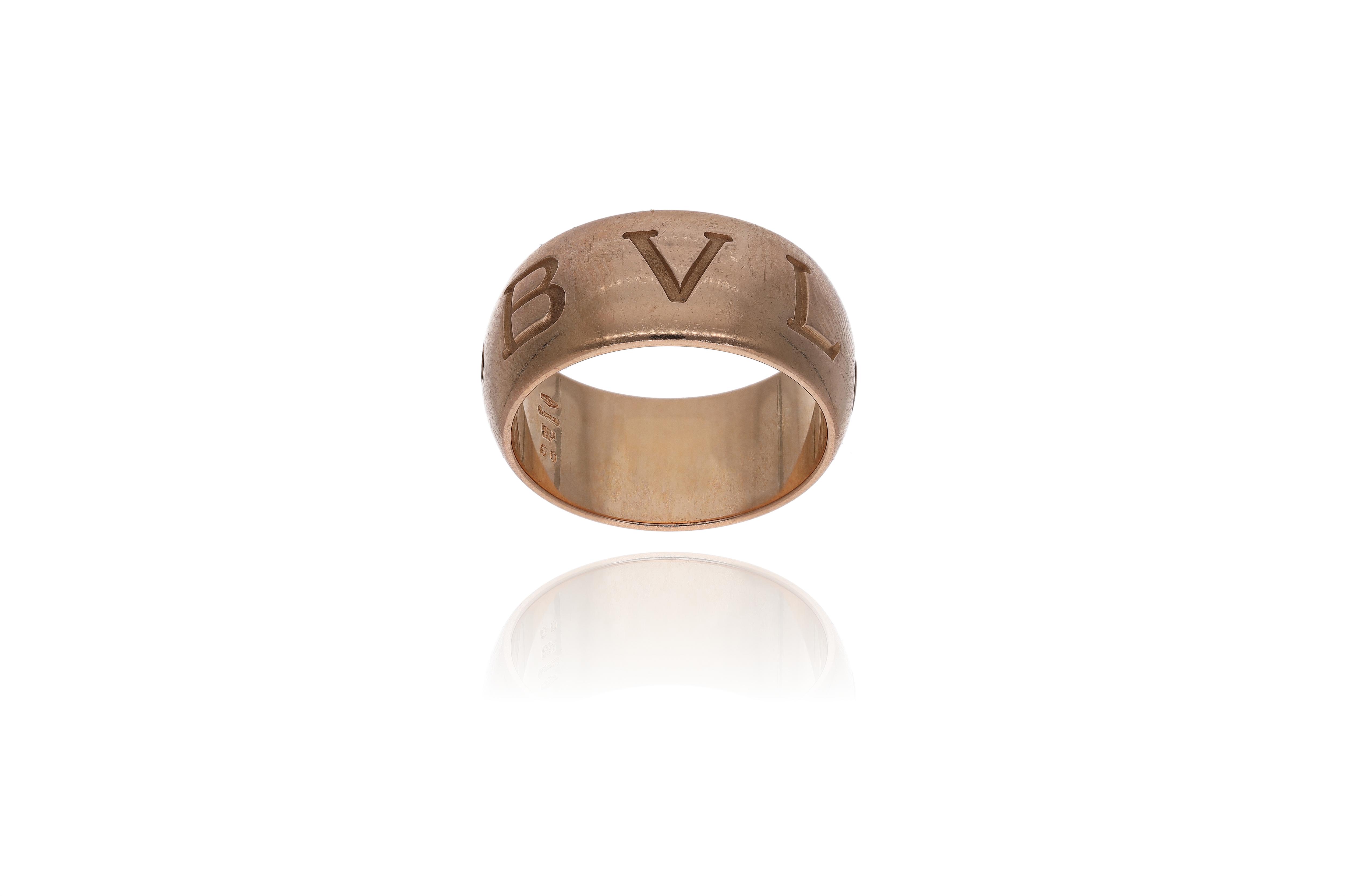Bulgari Monologo, anello in oro - Asta Grandi Firme