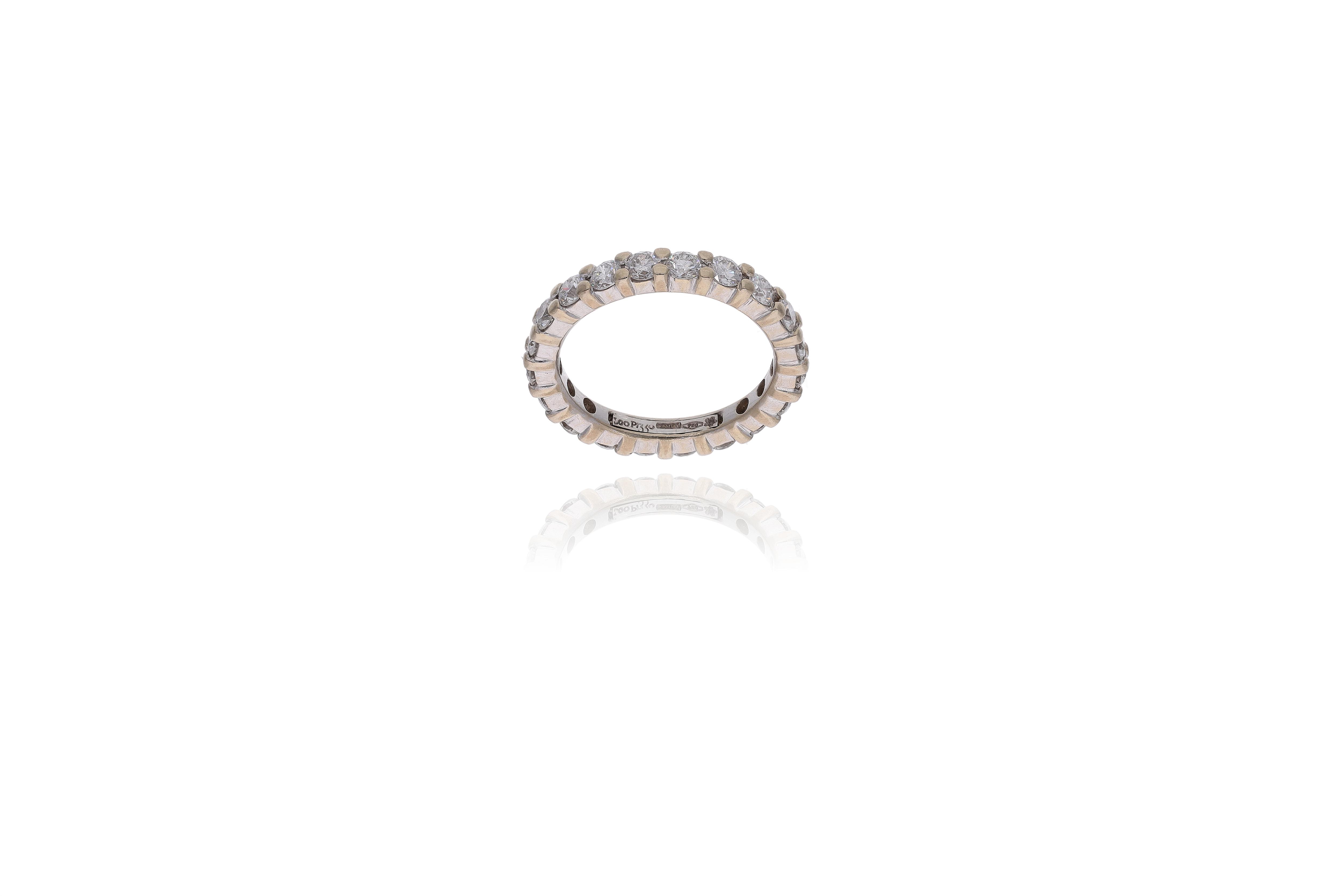 Leo Pizzo, anello con diamanti - Asta Grandi Firme