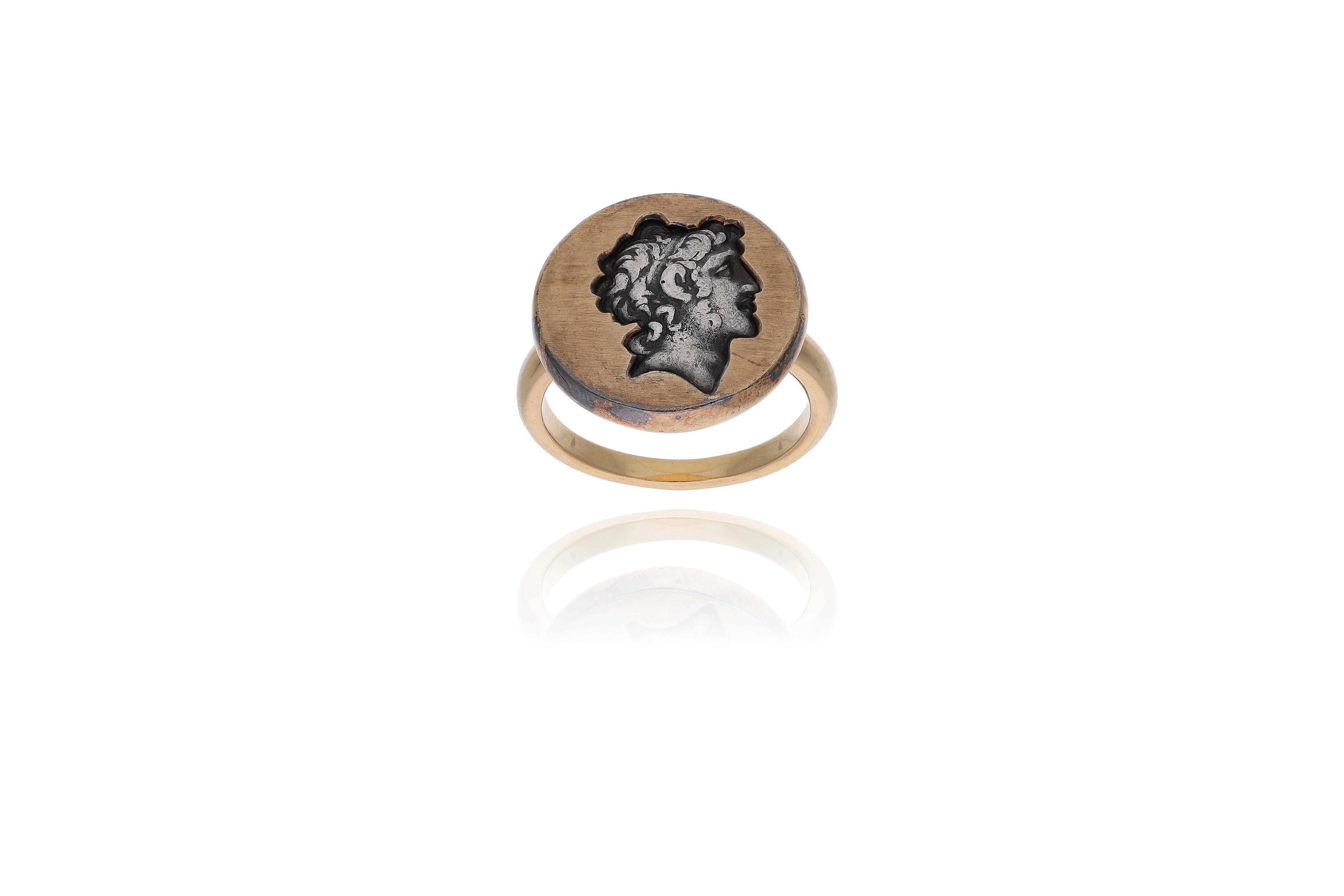 Maison Auclert, anello in oro e argento - Asta Grandi Firme