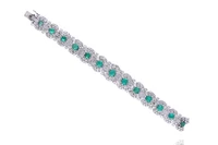 Bracciale con diamanti e smeraldi - Speciale Gioielli Bracciale con diamanti e smeraldi - Speciale Gioielli