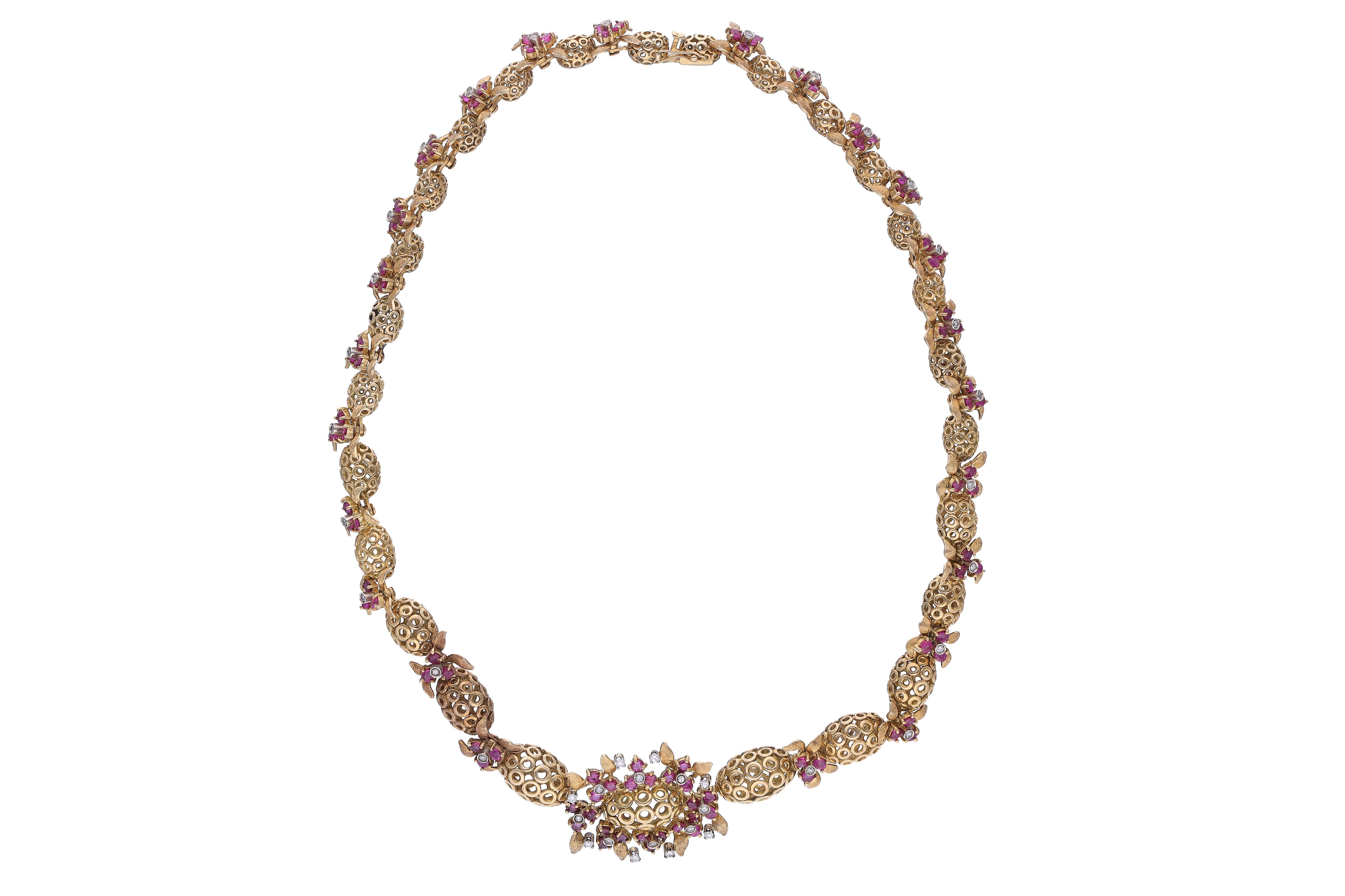 Collana con diamanti e rubini - Speciale Gioielli