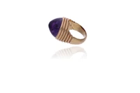 Anello con ametista - Asta Tesori d'Autunno