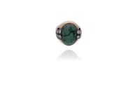 Anello con pietra e diamanti - Asta Tesori d'Autunno Anello con pietra e diamanti - Asta Tesori d'Autunno