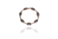 Bracciale con quarzi, diamanti e diamanti brown - Asta Tesori d'Autunno