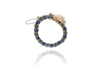 Bracciale con smalti, diamanti e rubino - Asta Tesori d'Autunno Bracciale con smalti, diamanti e rubino - Asta Tesori d'Autunno