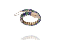 Bracciale con smalti, diamanti e rubino - Asta Tesori d'Autunno Bracciale con smalti, diamanti e rubino - Asta Tesori d'Autunno