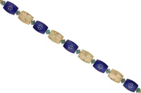Bracciale con smalti e pietre - Asta Tesori d'Autunno