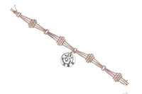 Bracciale con zaffiro e diamanti - Asta Tesori d'Autunno Bracciale con zaffiro e diamanti - Asta Tesori d'Autunno