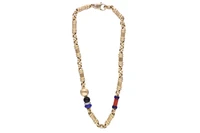 Cesari, collana con diamanti, lapislazzuli, corallo e pietra - Asta Tesori d'Autunno Cesari, collana con diamanti, lapislazzuli, corallo e pietra - Asta Tesori d'Autunno