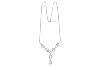 Collana con acquemarine e diamanti - Asta Tesori d'Autunno