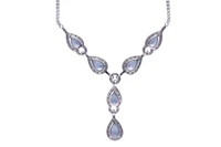 Collana con acquemarine e diamanti - Asta Tesori d'Autunno