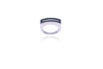 Anello con zaffiri e diamanti - Asta Tesori d'Autunno Anello con zaffiri e diamanti - Asta Tesori d'Autunno
