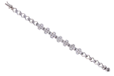 Bracciale con diamanti - Asta Tesori d'Autunno Bracciale con diamanti - Asta Tesori d'Autunno