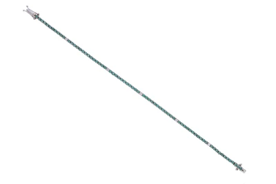 Bracciale con diamanti e smeraldi - Asta Tesori d'Autunno