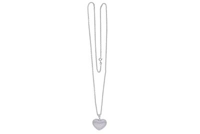 Collana con ciondolo con diamanti - Asta Tesori d'Autunno Collana con ciondolo con diamanti - Asta Tesori d'Autunno