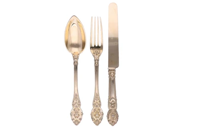 Maestro argentiere Jean-Baptiste Fuchs e Henri-Louis Chenailler, servizio di posate in argento - Asta Tesori d'Autunno Maestro argentiere Jean-Baptiste Fuchs e Henri-Louis Chenailler, servizio di posate in argento - Asta Tesori d'Autunno